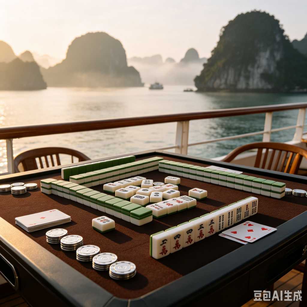 camping leisure mahjong set
