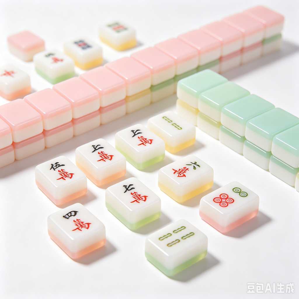 classic oriental board game mahjong