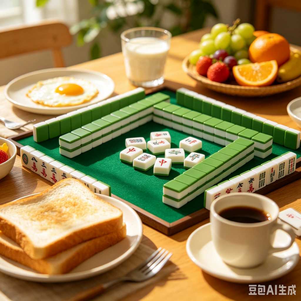 modern text mahjong tiles